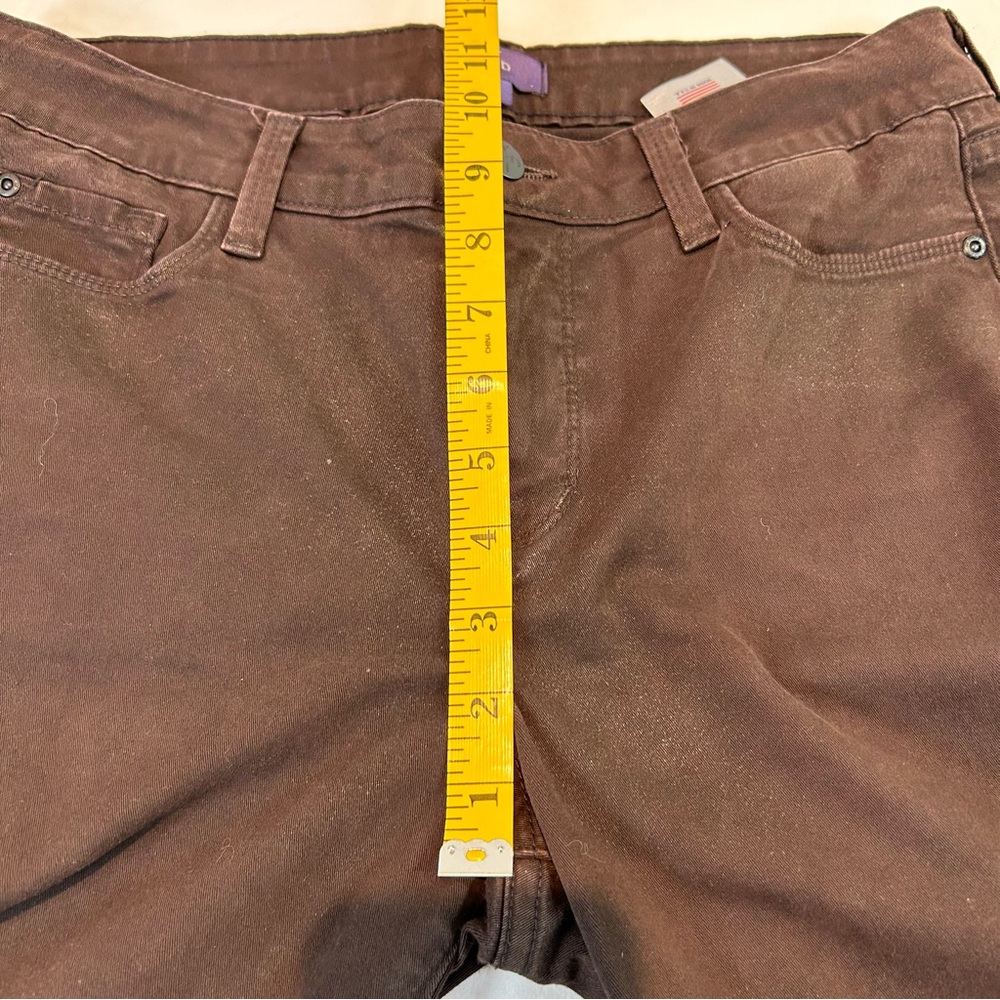 NYDJ Sz 8 AMI Skinny Jeans in Chocolate Brown - Picture 14 of 14